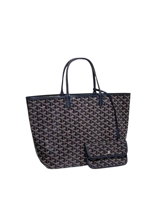 Goyard Handbags - Goyard Saint Louis PM Tote in Navy Blue